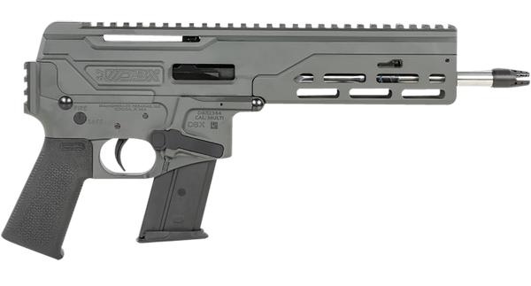 Diamondback DB1614L051 DBX57 CF 5.7x28mm 8" 20+1 Dark Grey Stainless Steel Black Magpul MOE K Grip