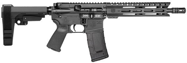 Diamondback DB1916B001 DB15  300 AAC 30+1 10" Black Hard Coat Anodized Heavy Barrel 9" M-LOK Handguard 7075-T6 Aluminum SBA3 Brace Magpul MOE Grip