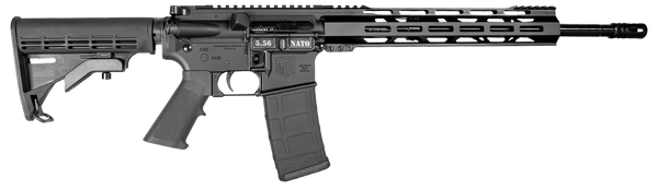 Diamondback DB175AK003 DB15  5.56 NATO 30+1 Black Nitride Black Hardcoat Anodize Aluminum Receiver, 12" M-LOK Handguard, Black A2 Grip