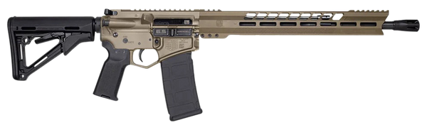 Diamondback DB1732N061 DB15  6.5 Grendel 18" 5+1,28+1 Black Adjustable Magpul CTR Stock Black Magpul MOE K2 Grip with Black Gold Lower 15" M-Lok Flat Dark Earth