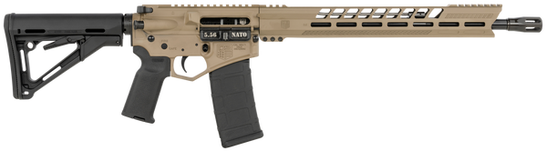 Diamondback DB1731K061 DB15  5.56x45mm NATO 16" 30+1 Flat Dark Earth Adjustable Magpul CTR Stock Black Magpul MOE K2 Grip with Black Gold Lower