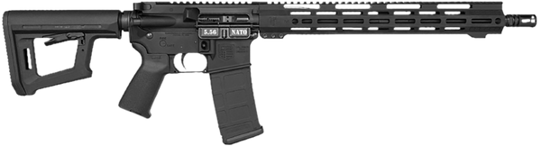 Diamondback DB1718K001 DB15  5.56 NATO 30+1 16" Black Nitride Threaded Barrel, Black Hardcoat Anodize Picatinny Rail Aluminum Receiver, Adjustable Black Synthetic Stock, Magpul MOE Grip