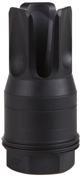 Sig Sauer SL55612X2825DEGF Clutch-Lok QD Flash Hider Black Stainless Steel with 1/2"x28 tpi 2.10" OAL for 5.56mm Sig Taper Lok Barrels