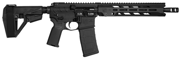 Diamondback DB1984K001  Obsidian 5.56 NATO 30+1 11.50" Black Nitride 11" M-LOK Handguard SBA5 Brace Magpul MOE K2 Grip