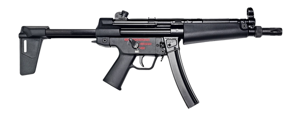 Century Arms HG6034NBN AP5 Navy 9mm Luger 30+1 8.50" Manganese Phosphate Threaded Barrel, Black Lacquer Over Manganese Phosphate Steel Stamped Receiver, Pistol Brace, Black Navy Style Grip