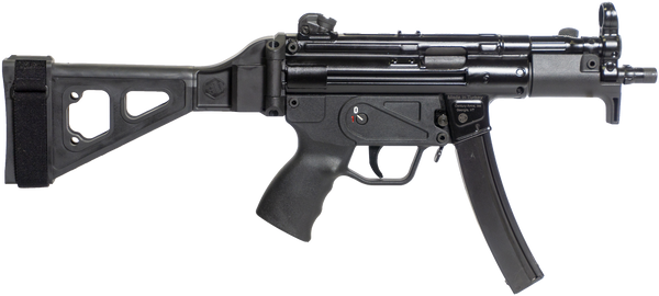 Century Arms HG6035SB-N AP5 P 9mm Luger 30+1 5.75" Threaded Barrel, Polymer Picatinny Rail Receiver, Black Synthetic SB Tactical Brace, Black Polymer Grip