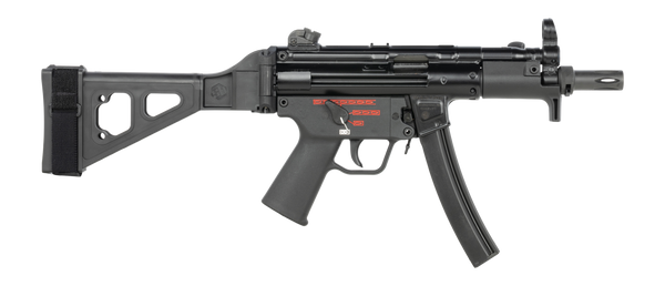 Century Arms HG6035NBN AP5 Navy 9mm Luger 30+1 5.80" Manganese Phosphate Threaded Barrel, Black Lacquer Over Manganese Phosphate Steel Stamped Receiver, Pistol Brace, Black Navy Style Grip