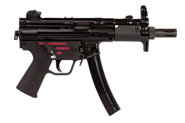 Century Arms HG6035NN AP5 Navy 9mm Luger 30+1 5.80" Manganese Phosphate Threaded Barrel, Black Lacquer Over Manganese Phosphate Steel Stamped Receiver, Picatinny Rear Cap, Black Navy Style Grip