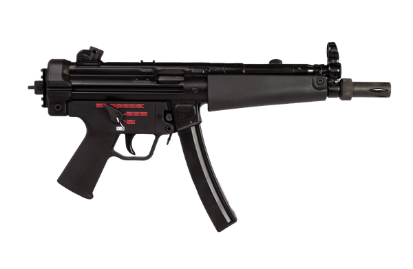 Century Arms HG6034NN AP5 Navy 9mm Luger 30+1 8.50" Manganese Phosphate Threaded Barrel, Black Lacquer Over Manganese Phosphate Steel Stamped Receiver, Picatinny Rear Cap, Black Navy Style Grip