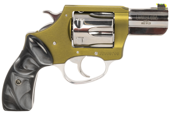 Charter Arms 53624 Undercover II Large 38 Special, 6 Shot 2.20" High Polished Stainless Steel Barrel & Cylinder, OD Green Anodized Aluminum Frame, Black Pearlite Grip, Exposed Hammer