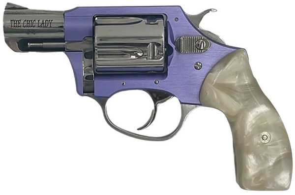 Charter Arms 53849 Undercover Lite Chic Lady Small 38 Special 5rd 2" Stainless High Polished & Cylinder, Lavender Aluminum Frame, Pearl Grip, Exposed Hammer