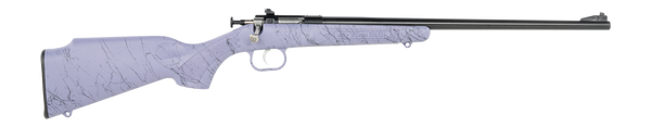 Crickett KSA2345 My First Rifle Gen2 22 LR 1rd 16.10" Blued Single Shot Barrel, Blued Drilled & Tapped Receiver, Purple w/Black Webbing Fixed Synthetic Stock