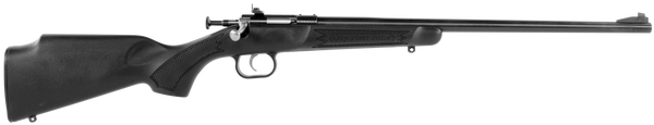 Crickett KSA2280 Youth  22 WMR 1rd 16.12" Blued Barrel & Receiver, Fixed Front/Adjustable Rear Peep Sights, Black Synthetic Stock w/11.5" LOP, Rebounding Firing Pin Safety