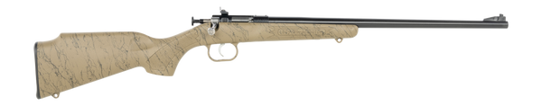 Crickett KSA2343 My First Rifle Gen2 22 LR 1rd 16.13" Blued Single Shot Barrel, Drilled & Tapped Receiver, Tan w/Black Webbing Fixed Synthetic Stock