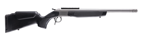CVA CR4435S Cascade Takedown 243 Win 1rd 20" Matte Stainless Steel Threaded Barrel & Receiver w/Picatinny Rail, Black Synthetic Stock