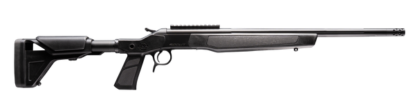 CVA CR4443XP Scout XP 450 Bushmaster 1rd 20" Matte Stainless Steel Threaded Barrel & Receiver w/Picatinny Rail, Graphite Black Adjustable Synthetic Stock