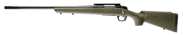 CVA CR3999GLH Cascade XT 7mm PRC 2+1 24" Graphite Black Cerakote Fluted Threaded Barrel, Graphite Black Cerakote Picatinny Rail, Fixed OD Green w/Black Webbing Synthetic Stock, Left Hand