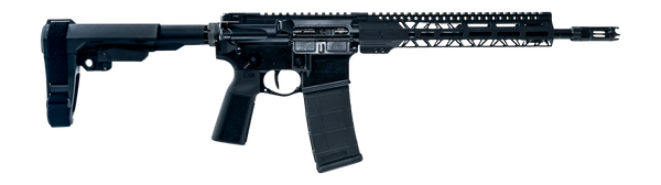 Faxon Firearms FXPRO6A125GA1075 Pro  6mm ARC 10+1 12.50" Black Nitride Match Grade Threaded Barrel, Black Aluminum Receiver w/Picatinny Rail, M-LOK Handguard, Black SB Tactical SBA3 Brace, Ergonomic G