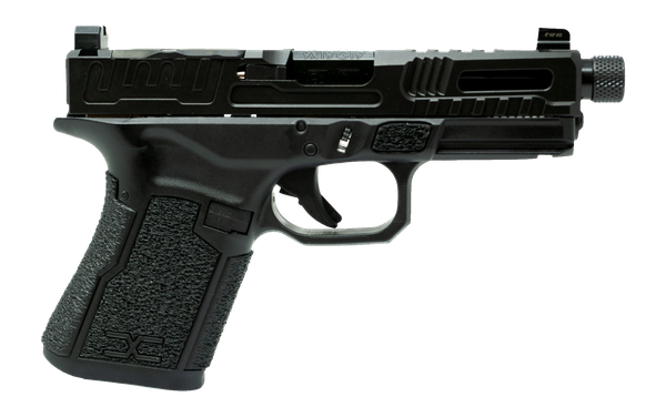 Faxon Firearms FX-19-HF-02 FX-19 Hellfire Gen 2 9mm Luger Black Threaded Barrel