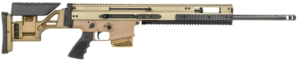 FN 381005432 SCAR 20s NRCH 6.5 Creedmoor 10+1 20" Black Steel Barrel, Flat Dark Earth Anodized Picatinny Rail Aluminum Receiver, Flat Dark Earth Synthetic Adjustable Stock, Black Hogue Rubber Grip