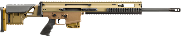 FN 381005452 SCAR 20s NRCH 7.62x51mm NATO 10+1 20" Black Steel Barrel, Flat Dark Earth Anodized Picatinny Rail Aluminum Receiver, Flat Dark Earth Synthetic Adjustable Stock, Black Hogue Rubber Grip