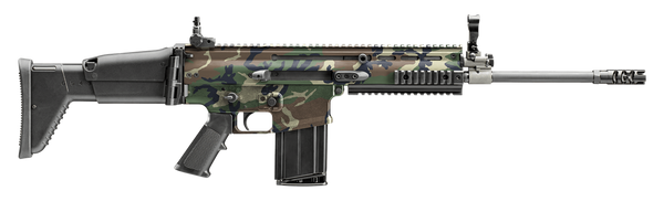 FN 3810170101 SCAR 17S 7.62x51mm NATO 20+1, 20" Black Anodized Steel Threaded Barrel, 1913 Picatinny Rail Aluminum Receiver, Adjustable Synthetic Stock, Black Hogue Finger Groove Grip