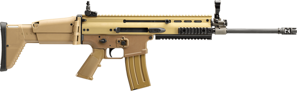 FN 986012 SCAR 16s NRCH 5.56x45mm NATO 16.25" Barrel 10+1, Flat Dark Earth Anodized Receiver,  FDE Telescoping Side-Folding Stock With Adjustable Cheekpiece,  Optics Ready