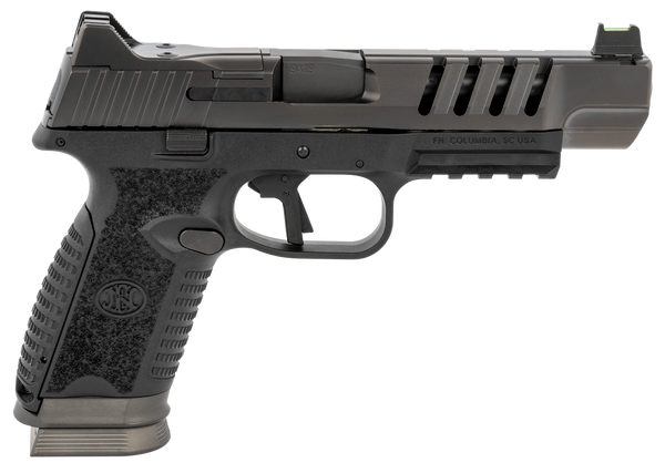 FN 66100843 509 LS Edge 9mm Luger 5" Barrel 17+1, Matte Black Polymer Frame With Mounting Rail, No Manual Safety, Optics Ready