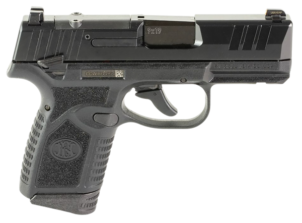 FN 66101422 Reflex MRD 9mm Luger 10+1 3.30" Micro-Compact Frame Black PVD Optic Ready/Serrated Steel Slide w/Picatinny Rail Black Stippled Grip Ambidextrous