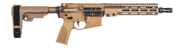 Geissele Automatics 08562S Super Duty MOD1 5.56 NATO No Magazine 10.30" Threaded Barrel, Desert Dirt Cerakote Aluminum Receiver w/Picatinny Rail, M-LOK Handguard, DD Polymer SB Tactical SBA3 Brace, Mi