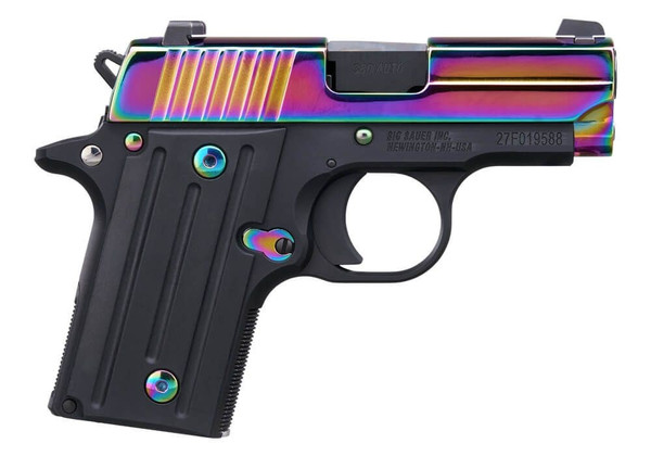Sig Sauer P238 Rainbow Titanium .380 ACP 2.7" Barrel 6 Rounds
