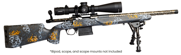 Horizon Firearms RF010A392214C18 Venatic Carbon 7 PRC 22" Fluted Threaded Barrel, Drilled & Tapped Receiver, Arca Rail Forend, Iota EKO Carbon Fiber Stock