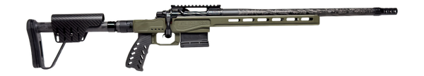 Horizon Firearms HRF-VED-25CM-22R Venatic DM 25 Creedmoor 22" SOCOM Black Proof Research CF Threaded Barrel, SOCOM Black Receiver w/Picatinny Rail, ARCA Rail, OD Green Cerakote XLR Element 4.0 Stock,