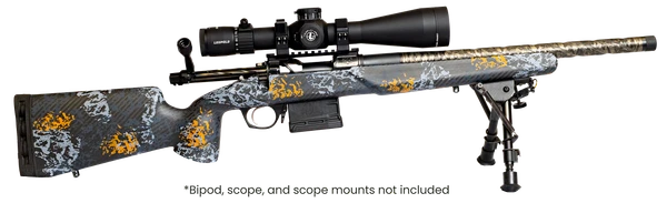 Iota Outdoors RF010A122214C18 Venatic Carbon 6.5 PRC 22" Fluted Threaded Barrel, Drilled & Tapped Receiver, Arca Rail Forend, Iota EKO Carbon Fiber Stock