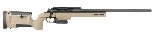Larue Tactical LTKRGSIETE65CM23FDE 6.5 Creedmoor 23" Threaded Barrel, Picatinny Rail Receiver, Larue KRG Bravo Gray Polymer Chassis
