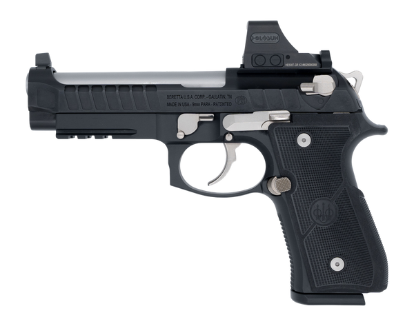 Langdon Tactical Tech 92E2CBRRBS Beretta 92 Elite  Full Size 9mm Luger 18+1 4.70" Stainless Barrel, Black Nitride Stainless Steel Optic Ready/Serrated Slide, Black Cerakote Aluminum Frame w/Picatinny