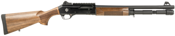 MAC 21000155 1014  12 Gauge 3" 5+1 18.50", Black Barrel/Rec, Walnut Furniture, Ghost Ring Sight, Optics Mount, 3 Chokes
