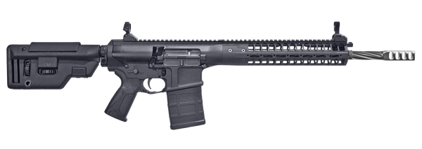 LWRC REPRMKIIR7BF16SC R.E.P.R.  7.62x51mm NATO 20+1 16.10" Black Nitride Spiral Fluted Barrel, Black Aluminum Receiver, Black Synthetic Magpul UBR Stock, Black Magpul+ Grip