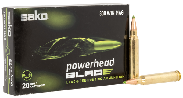 SAKO (TIKKA) JASPHB300WM170B PowerHead Blade 300WinMag 170gr 20 Per Box/10 Case
