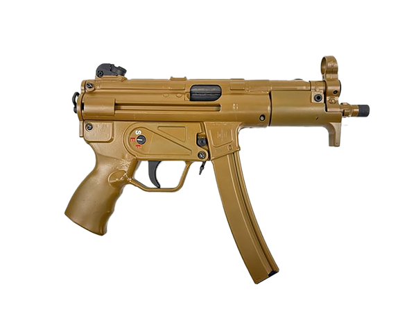 MAC 12750009 5K  9mm Luger 30+1 5.80" Black Phosphate Steel Threaded Barrel, RAL 8000 Optics Ready Receiver/Frame, Ambidextrous