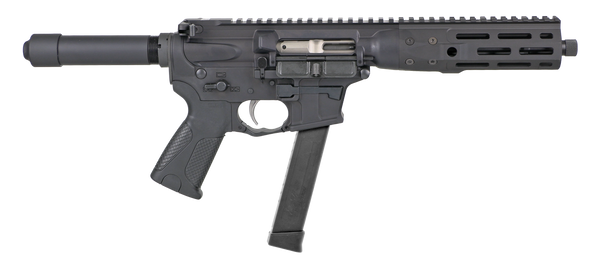 LWRC ICP9B8 IC-9  9mm Luger 33+1 8.50" Black Nitride Threaded Barrel, M-LOK Handguard, Black Aluminum Receiver w/Integrated Rail Base, Black Pistol Tube, LWRC Ultra Combat Grip, Ambidextrous