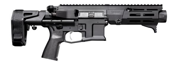 Maxim Defense  PDX  300 Blackout 5.50" Black Threaded Barrel, Black Anodized Receiver w/Picatinny Rail, M-Slot Handguard, Black Polymer Maxim SCW Pistol Brace, Black Polymer Grip, Ambidextrous