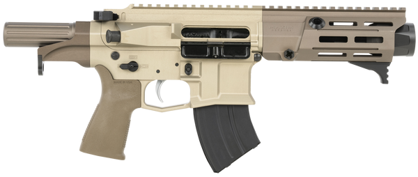 Maxim Defense MXM50800 PDX 505-SPS 7.62x39mm Caliber with 5.50" Barrel, 20+1 Capacity, Arid Brown Metal Finish, Arid Brown Polymer Grip