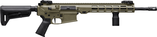 Maxim Defense MXM49683 MD10 L 308 Win 20+1 16" Fluted Barrel, FDE Cerakote Finish, M-LOK Handguard, Black Magpul Furniture, SL-K Stock, MVG Grip, MBUS Sights, Blackout Defense Flat Trigger