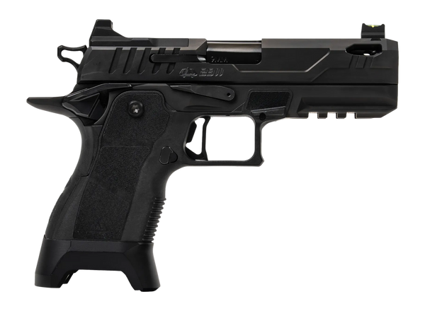 Oa Defense  2311 Pro w/Plus Kit Compact Frame 9mm Luger 17+1 4.25" Black Ported Barrel, DLC Black Steel Optic Ready/Serrated Slide, Black Aluminum Frame w/Picatinny Rail, Black Polymer Grip, Ambidextr