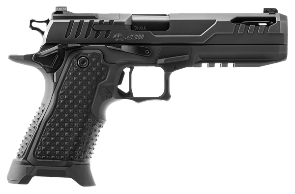 Oa Defense OA2311FPROELTBLKPRT21 2311 Pro Elite 9mm Luger 17+1/21+1 5" Black DLC Ported Barrel, Black Optic Ready/Serrated Slide, Black Aluminum Frame w/Picatinny Rail, Black Grip, Ambidextrous