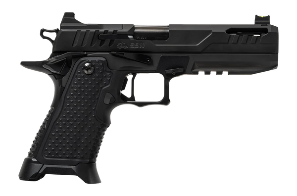 Oa Defense  2311 Pro Elite Full Size 9mm Luger 17+1 5" Ported Barrel, Black DLC Steel Optic Ready/Serrated Slide, Black Aluminum Frame w/Picatinny Rail, Black Aluminum Grip, Ambidextrous