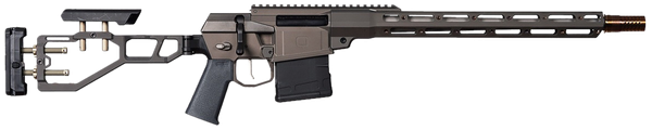 Q LLC FIX8616INRIFLEBLK The Fix  8.6 Blackout 10+1 16" Tapered Threaded Barrel, Gray, Fully Adj. Folding Stock, Magpul K Grip, 15" Q-Sert Handgaurd, AR-10/SR-25 Mag, Cherry Bomb Brake, Ambi Controls