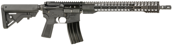Radical Firearms FR16556SOC15SHR AR-15 MHR 5.56x45mm NATO 30+1 16" CMV, Black, 15" M-Lok Skinny Hybrid Handguard, B5 Systems Bravo Stock & Type 23 P-Grip