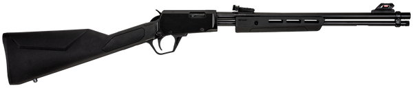 Rossi  Gallery  Pump 22 WMR 12+1 20", Black, Polished Steel Barrel/Rec, Synthetic Stock, Fiber Optic Sights